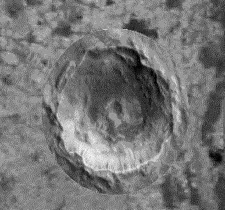 Animiertes Gif-bild Erde/Marskrater