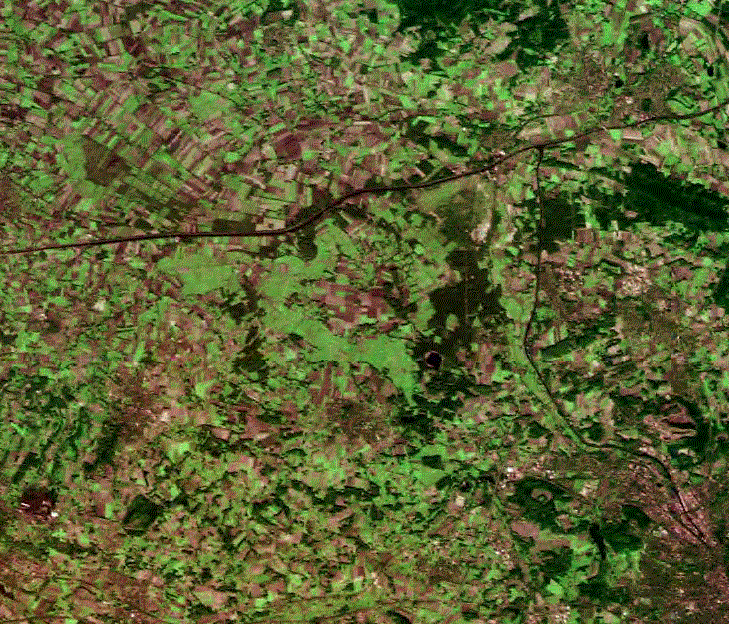 Nachgezeichnete Ringstrukturen